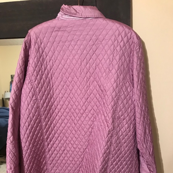 Silk quilted coat - Picture 5 of 5